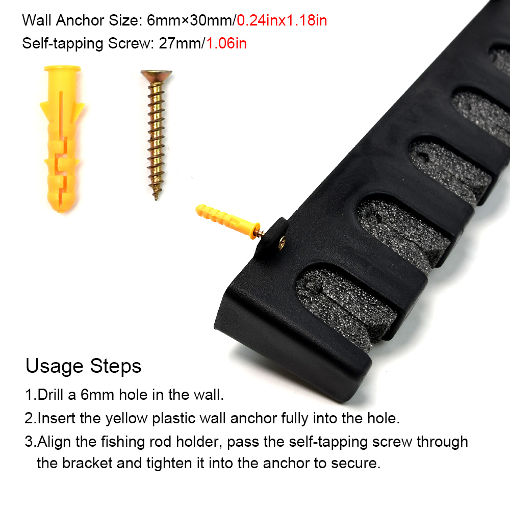 Topranc Horizontal Wall Mount  - Fishing Rod Rack ulasan dan harga