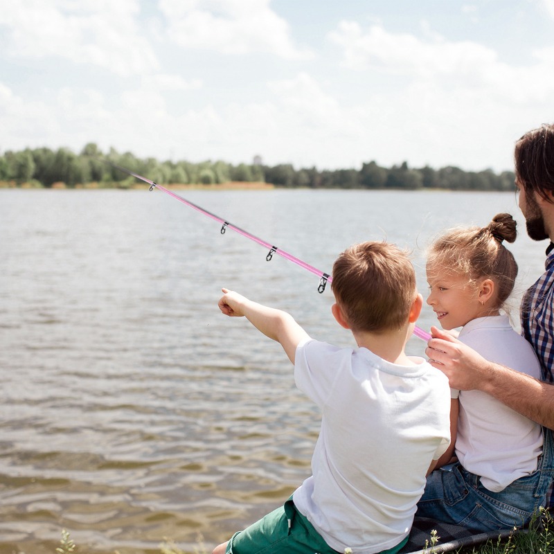 Kids Adult Beginner Fishing Ro - Fishing Rod Combo ulasan dan harga