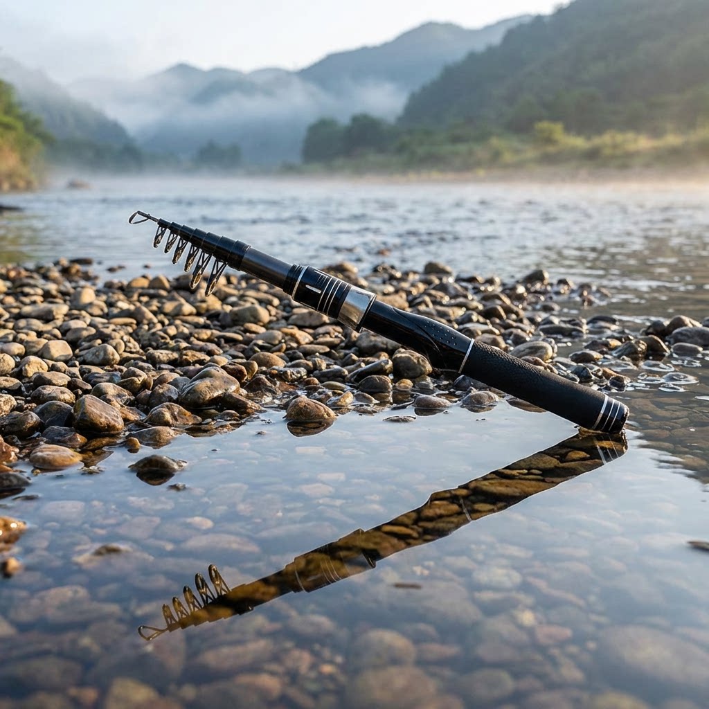 Ultralight Telescopic Carbon F - Fishing Rod Travel ulasan dan harga