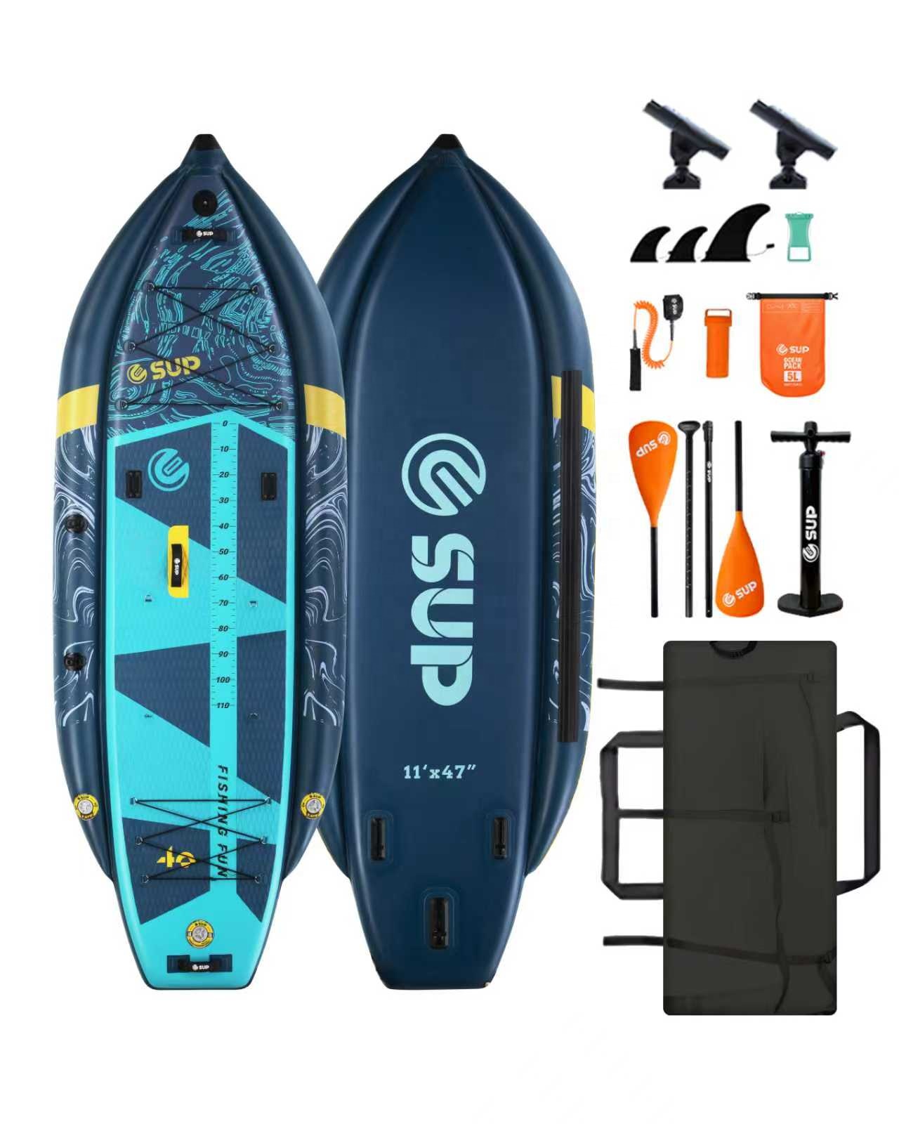 Inflatable Fishing Kayak with  - Fishing Rod Holder ulasan dan harga