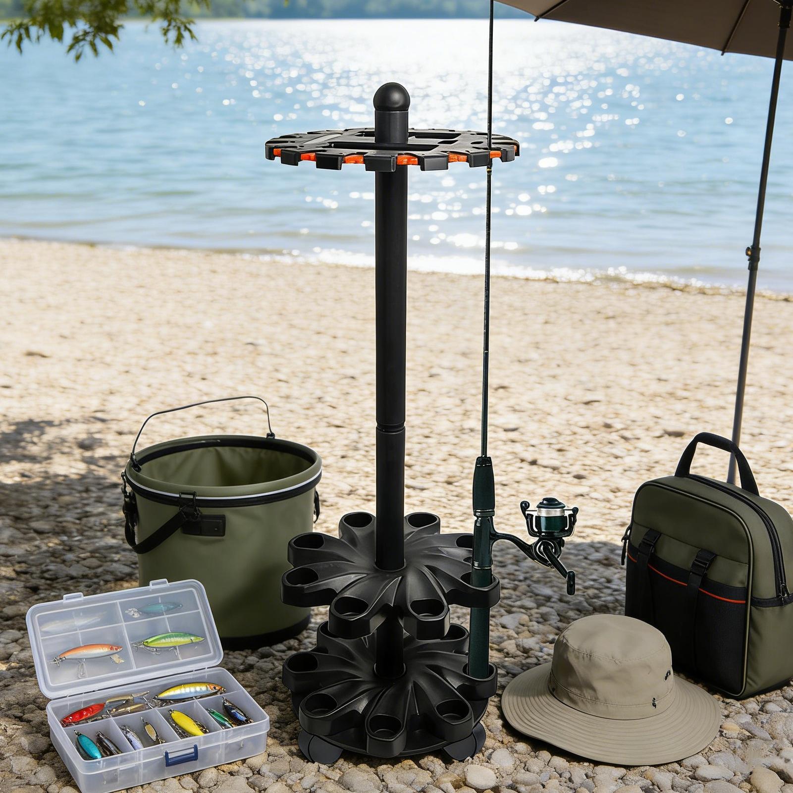 Fishing Rod Racks Angling Pole - Fishing Rod Rack ulasan dan harga