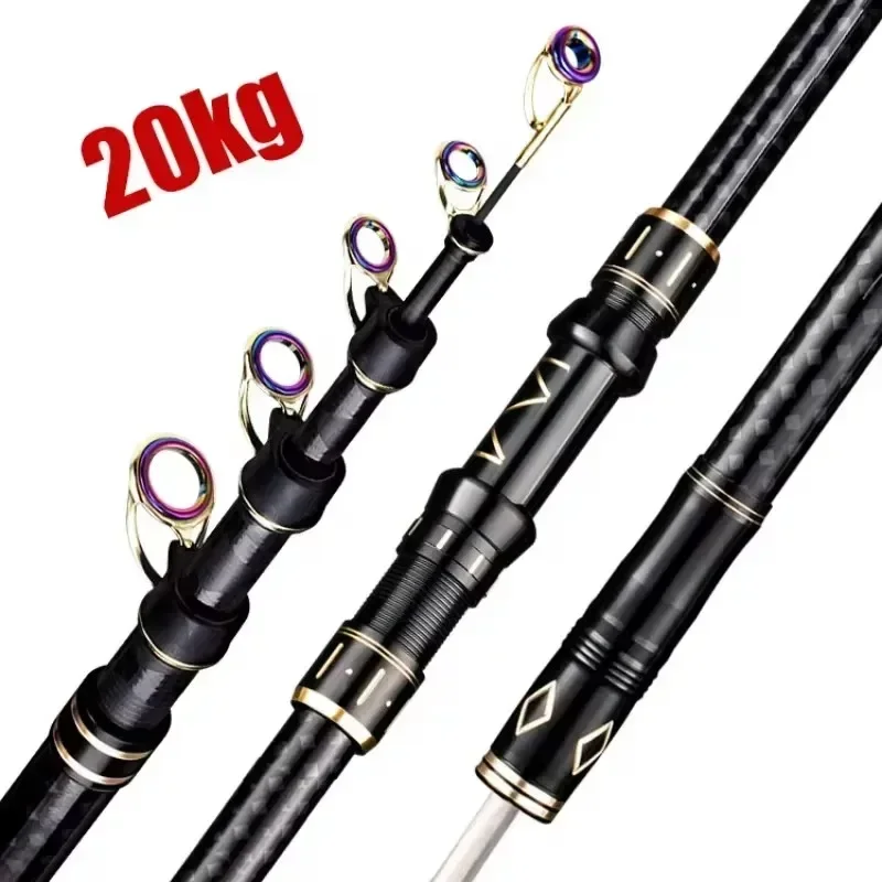 2.1m 2.7m 3.6m 4.5m Telescopic - Fishing Rod Surf ulasan dan harga