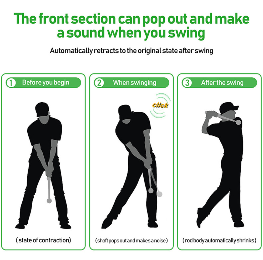 Golf Telescopic Swing Trainer  - Fishing Rod Telescopic ulasan dan harga