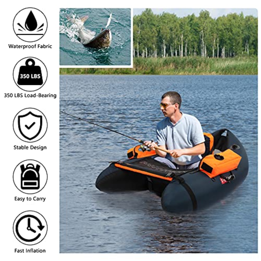 Inflatable Fishing Float Tube  - Fishing Rod Fly ulasan dan harga
