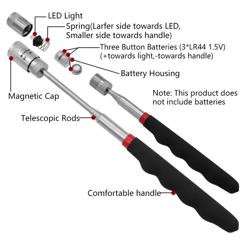 Telescopic Magnetic Pen with L - Fishing Rod Telescopic ulasan dan harga