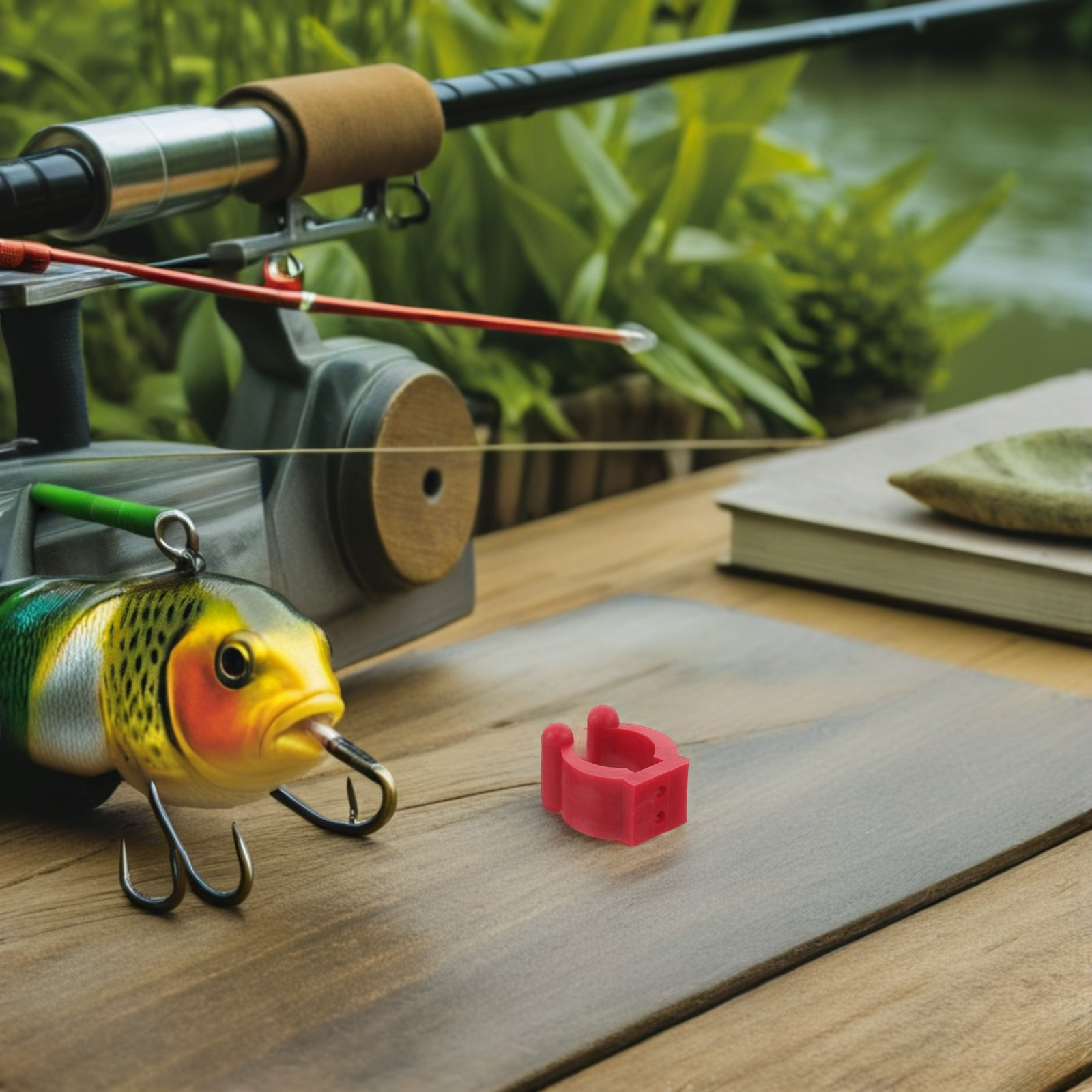 20 Pcs Fishing Pole Clamp Bill - Fishing Rod Rack ulasan dan harga