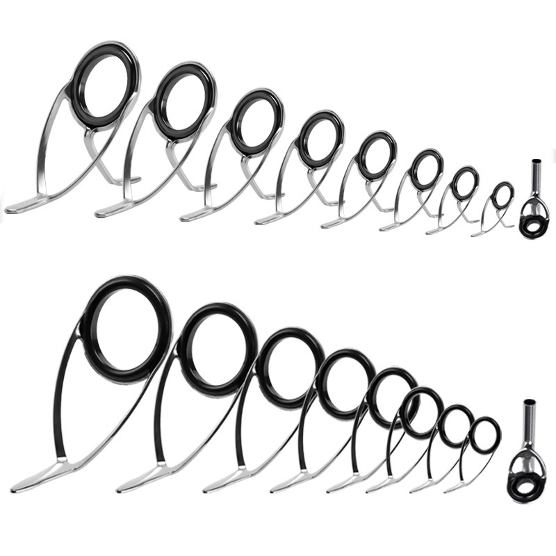 9Pcs Fishing Rod Guides Ring R - Fishing Rod Spinning ulasan dan harga
