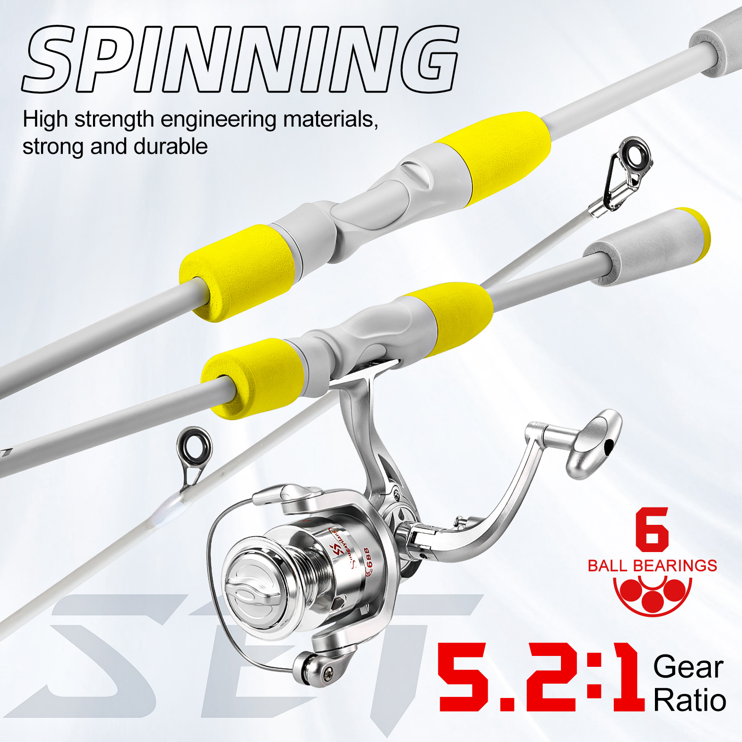 Sougayilang 2section Spinning  - Fishing Rod Combo ulasan dan harga